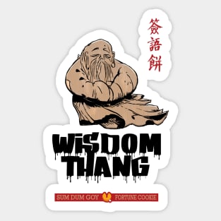 Wisdom Thang Sticker